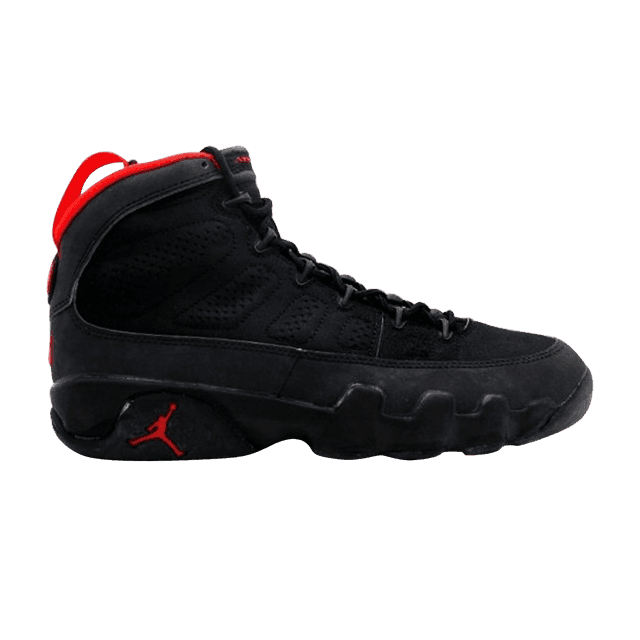 Air Jordan 9 OG Black-Dark Charcoal-True Red