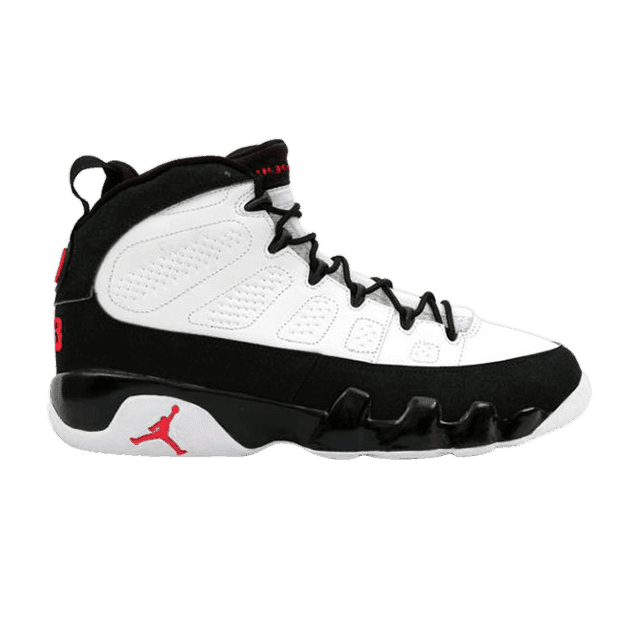 Air Jordan 9 OG White-Black-True Red