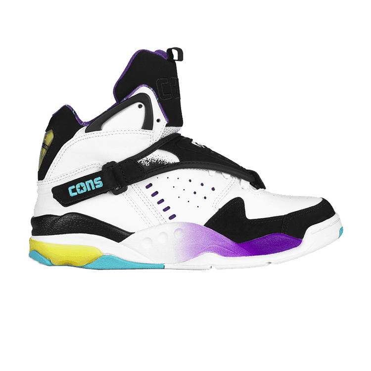 Converse Aero Jam Mid 'Grandmama' White/Black/Teal/Purple