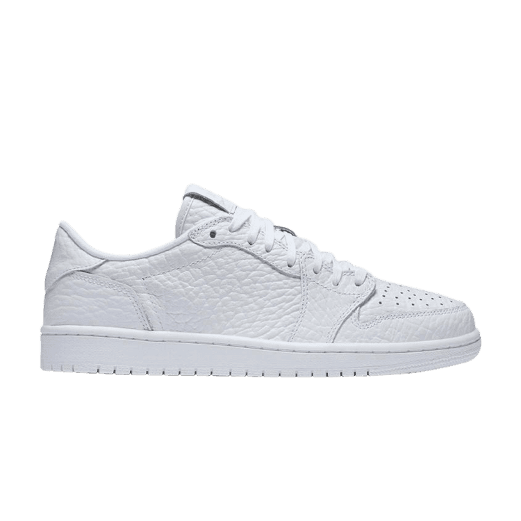 Air Jordan 1 Retro Low Swooshless 'Triple White' White/White/White