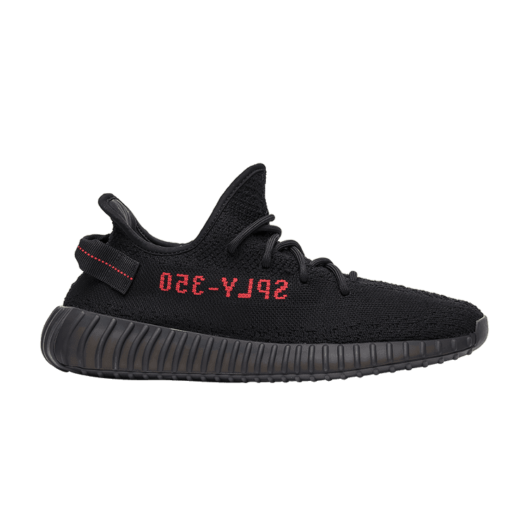 adidas Yeezy Boost 350 V2 'Bred' Core Black/Core Black/Red