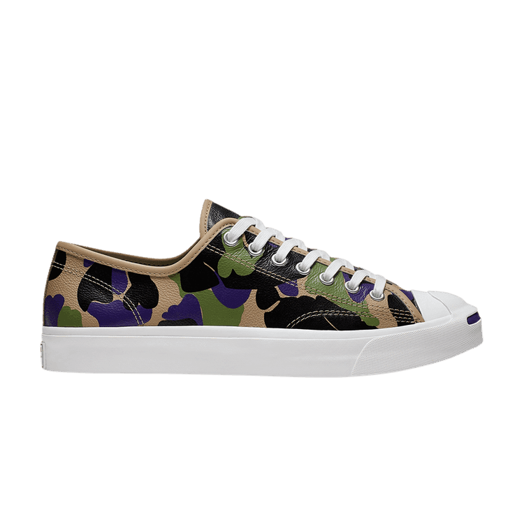 Converse Jack Purcell Low 'Candied Ginger Camo' Black/Candied Ginger/Court Purple