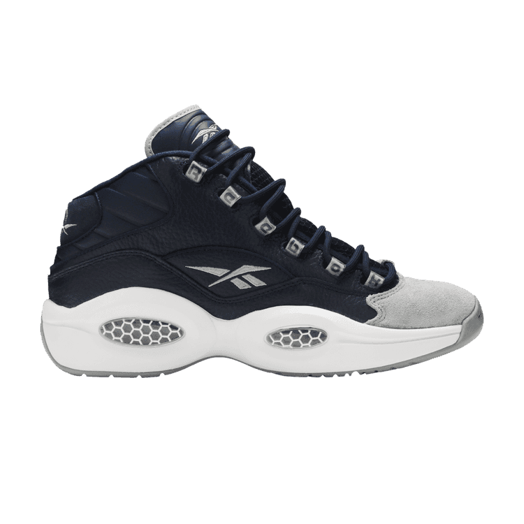 Reebok Question Mid 'Georgetown' Carbon/Faux Indigo/White