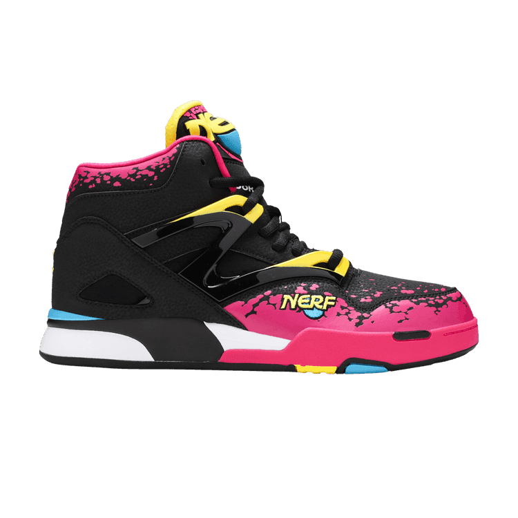 NERF x Reebok Pump Omni Zone 2 'Backboard Breaker' Black/Brilliant Pink/Bright Yellow