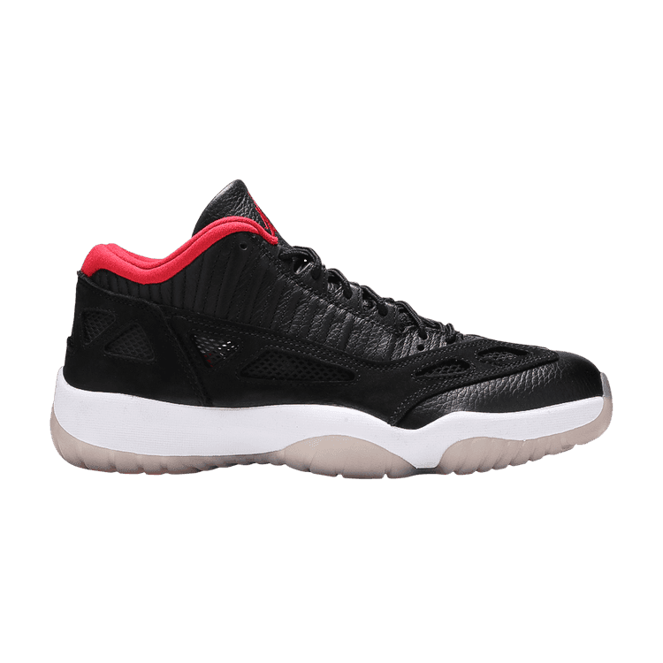Air Jordan 11 Retro Low IE 'Bred' 2021 Black/White/True Red