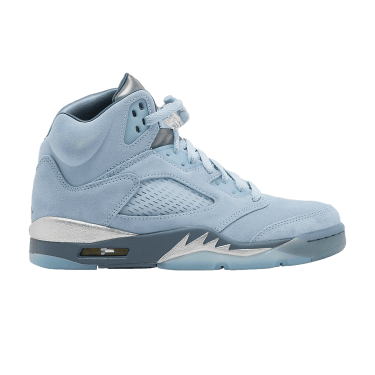 Wmns Air Jordan 5 Retro 'Blue Bird' Photo Blue/Football Grey/Metallic Silver/White