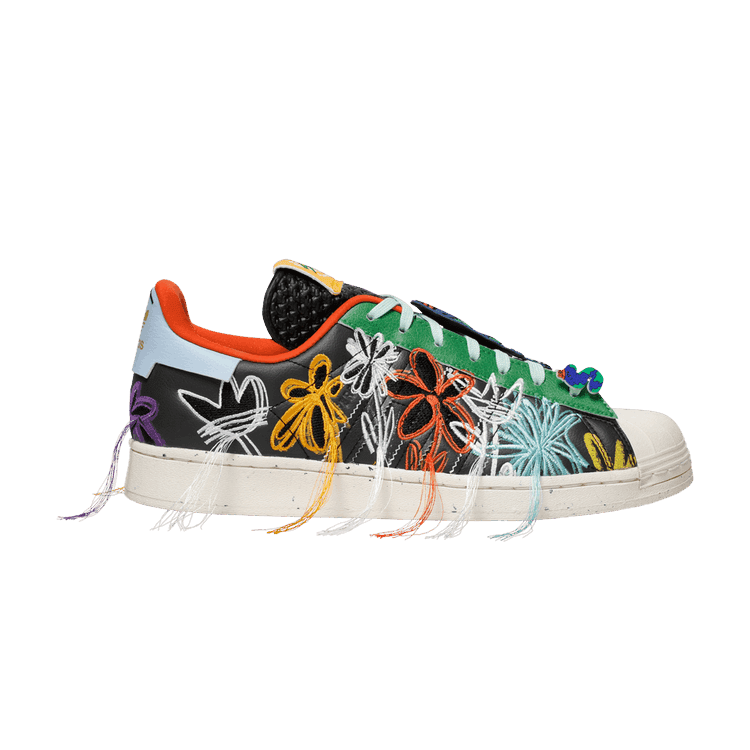 Sean Wotherspoon x adidas Superstar 'Super Earth - Black' Core Black/Bright Yellow/Green