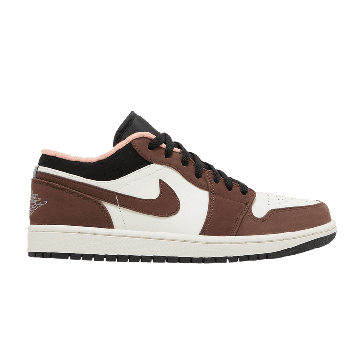 Air Jordan 1 Low 'Mocha' Light Chocolate/Crimson Bliss