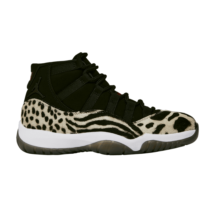 Wmns Air Jordan 11 Retro 'Animal Instinct' Black/Gym Red/Sail/White