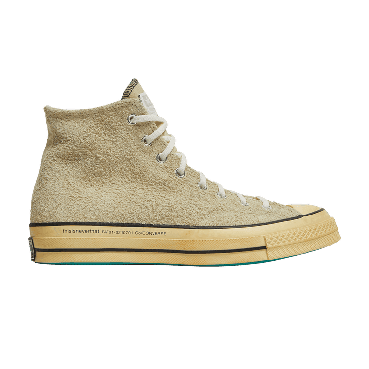 thisisneverthat x Converse Chuck 70 High 'New Vintage' Lemon Icing/Pastel Yellow