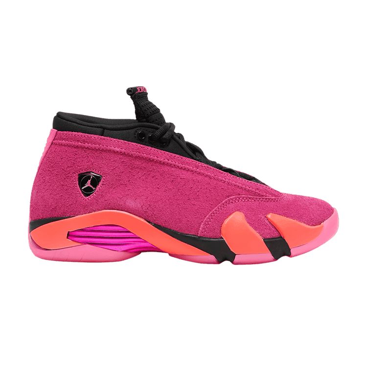 Wmns Air Jordan 14 Retro Low 'Shocking Pink' Pink Blast/Black/Flash Crimson