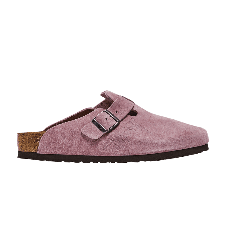 Stussy x Birkenstock Boston Shaggy 'Dusty Pink' Dusty Pink