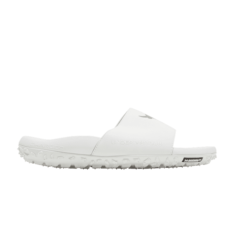 Under Armour Project Rock Slides 'White' White/White/White