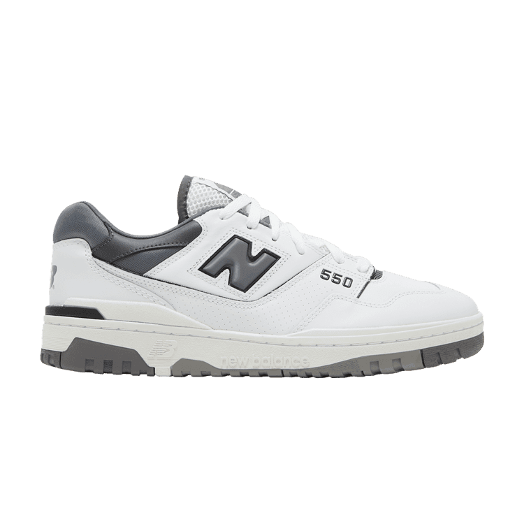 New Balance Men's 550 'White Castlerock' White/Castlerock