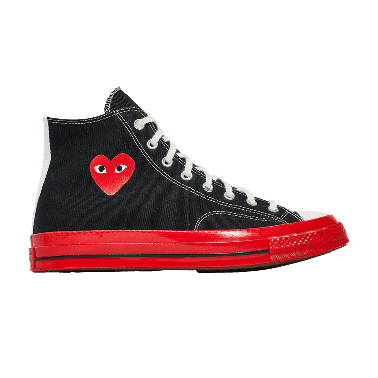 Comme des Garçons Play x Converse Chuck 70 High 'Black Red' Black/Red/Egret