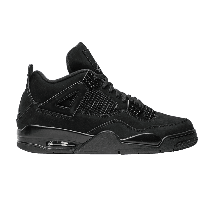 Air Jordan 4 Retro 'Black Cat' 2020 Black/Black/Light Graphite