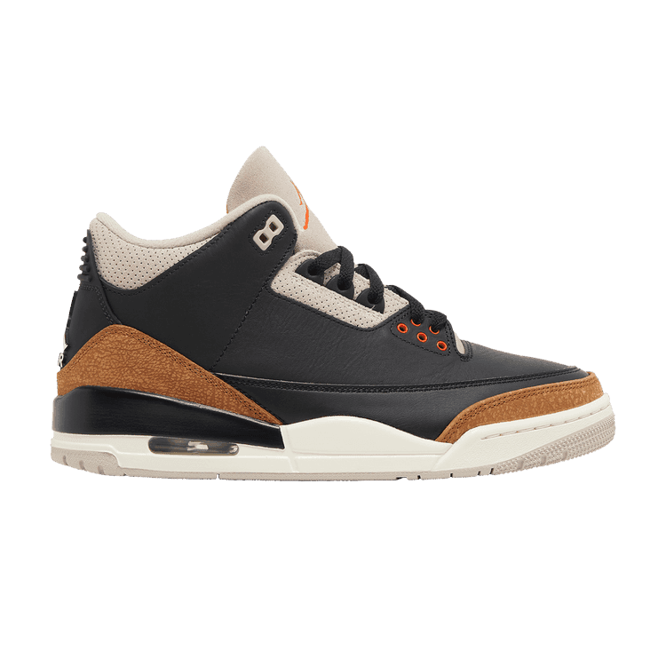 Air Jordan 3 Retro 'Desert Elephant' Black/Rush Orange/Fossil Stone