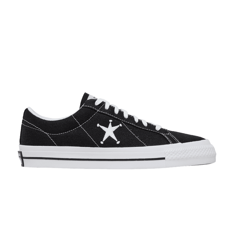 Stussy x Converse One Star Low 'Black' Black/Black/White