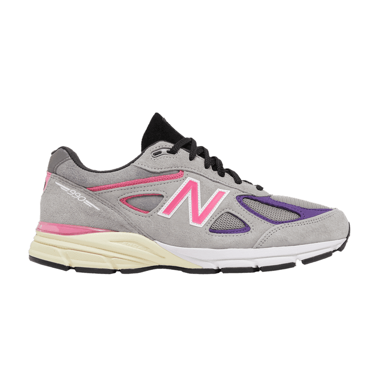 Kith x United Arrows & Sons x New Balance 990v4 Made in USA Grey/Pink