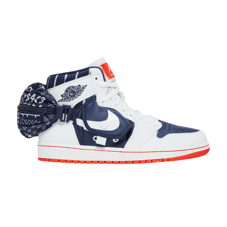 Air Jordan 1 Retro High Utility 'Quai 54' White/Neutral Indigo/Light Bone