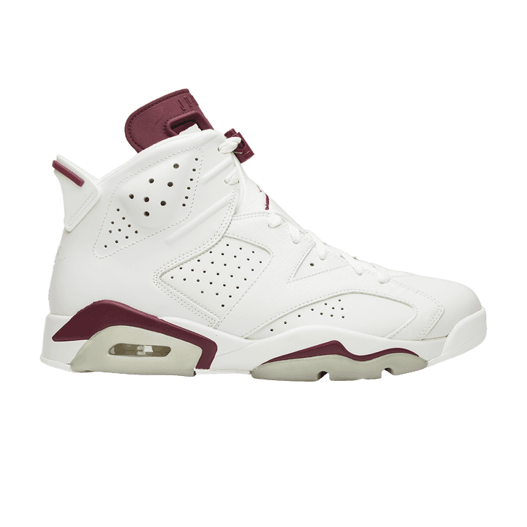 Air Jordan 6 Retro 'Maroon' 2015 White/White-Maroon