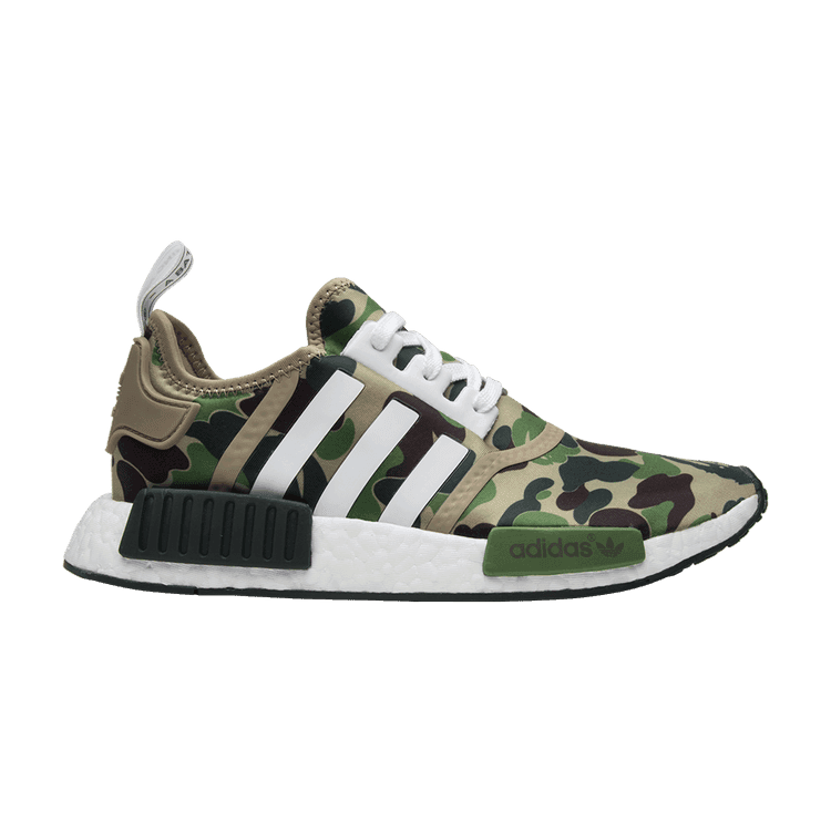 A Bathing Ape x adidas NMD_R1 'Olive Camo' Olive