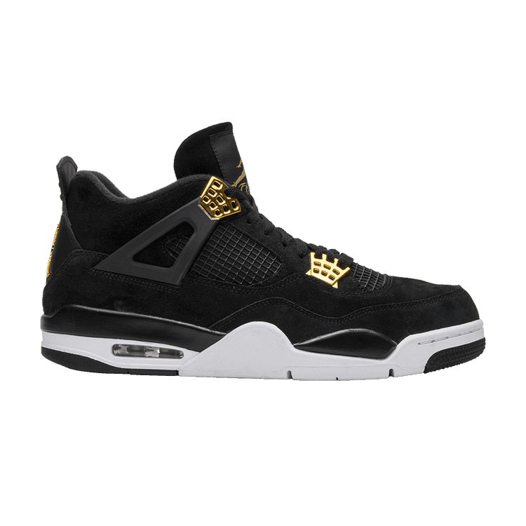 Air Jordan 4 Retro 'Royalty' Black/Metallic Gold/White
