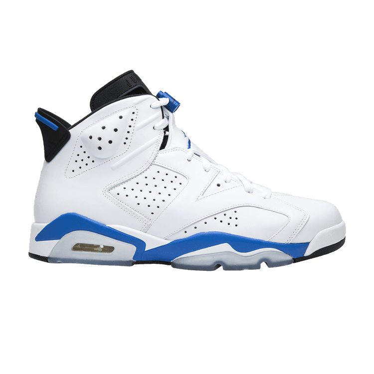 Air Jordan 6 Retro 'Sport Blue' 2014 White/Sport Blue-Black