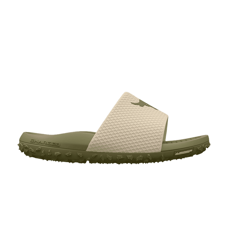 Under Armour Project Rock Slide 'Khaki Base Thyme' Khaki Base/Thyme