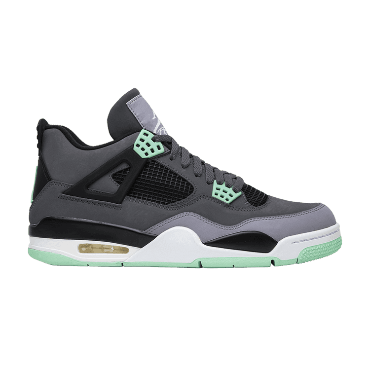 Air Jordan 4 Retro 'Green Glow' Dark Grey/Green Glow/Cement Grey/Black