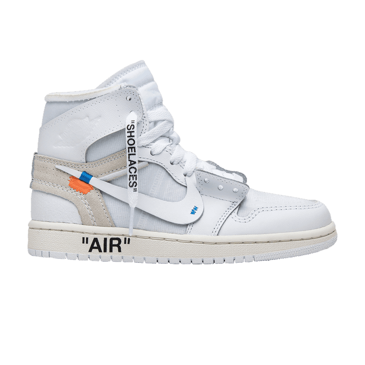 Off-White x Air Jordan 1 Retro High OG BG 'White' 2018 White/White-White