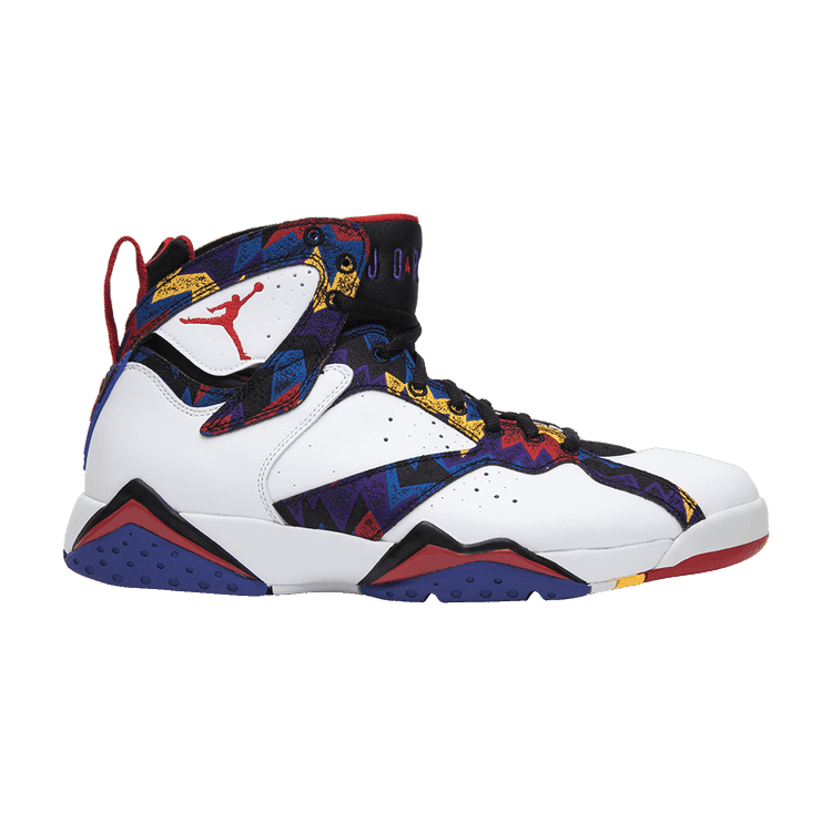 Air Jordan 7 Retro 'Sweater' White/Solar Blue-Black-Varsity Red-Bright Concord