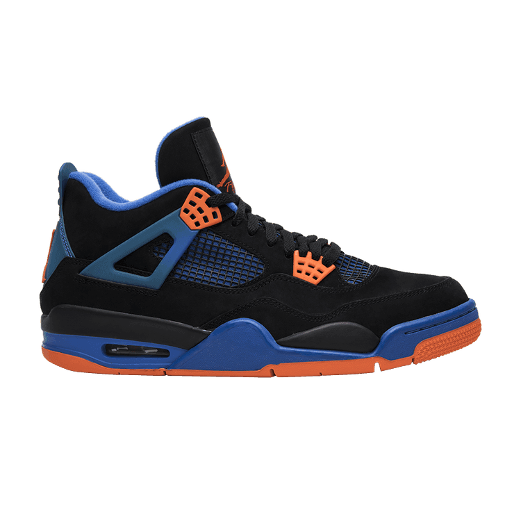 Air Jordan 4 Retro 'Cavs' Black/Safety Orange/Game Royal