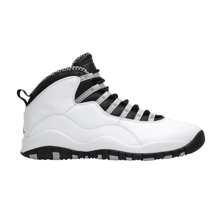 Air Jordan 10 Retro 'Steel' 2013 White/Black/Light Steel Grey/Varsity Red