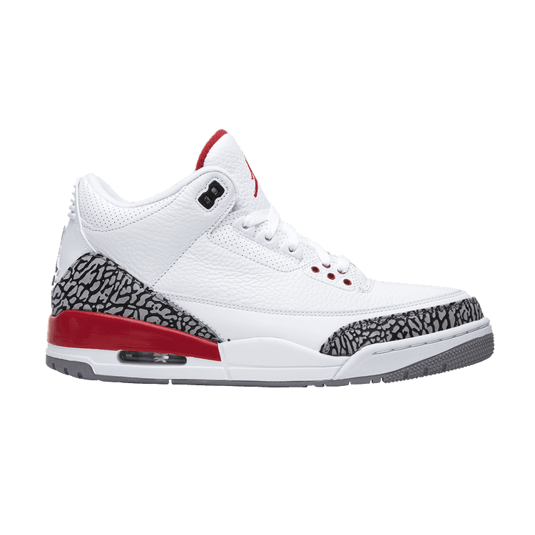 Air Jordan 3 Retro 'Hall of Fame' White/Cement Grey-Black-Fire Red