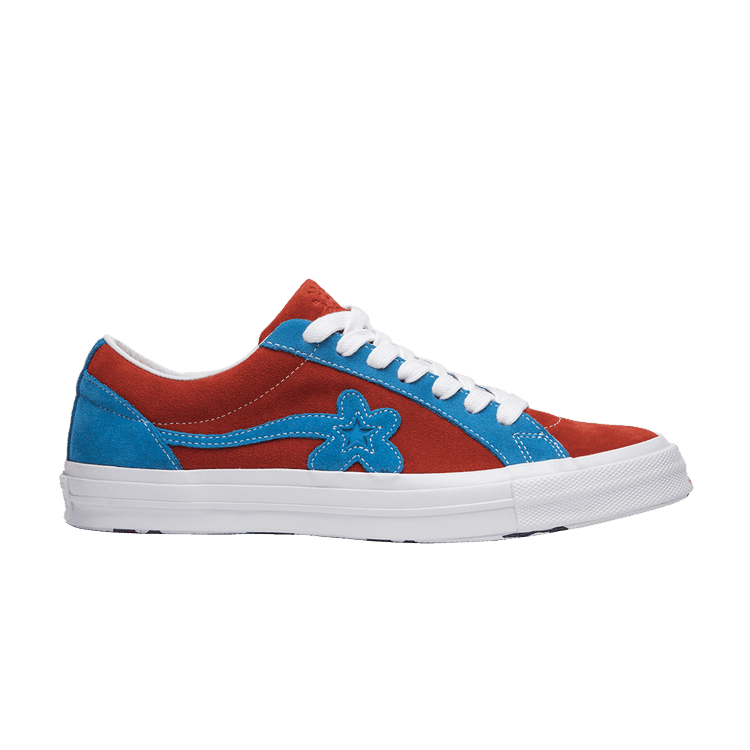 Golf Le Fleur x Converse One Star Ox 'Molten Lava' Molten Lava/Diva Blue/White