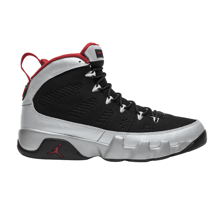 Air Jordan 9 Retro 'Johnny Kilroy' Black/Metallic Platinum-Gym Red