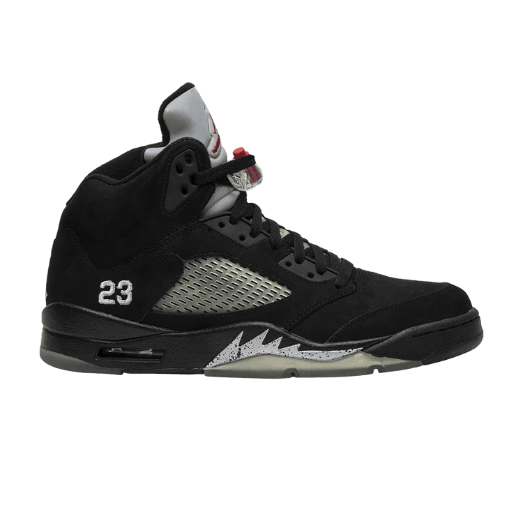 Air Jordan 5 Retro 'Black Metallic' 2011 Black/Varsity Red/Metallic Silver