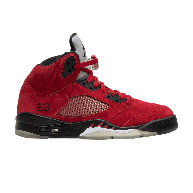 Air Jordan 5 Retro 'Raging Bull Red Suede' Varsity Red/Black