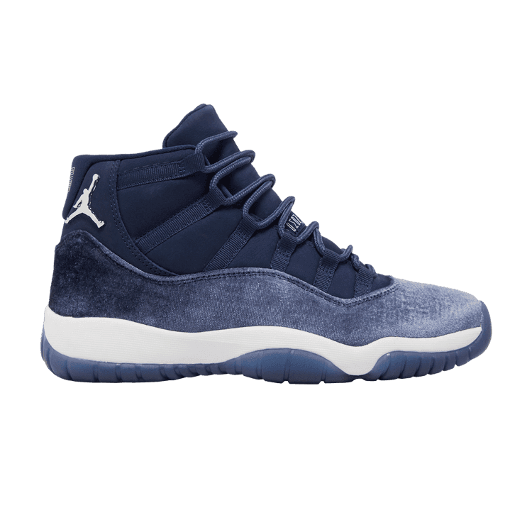 Wmns Air Jordan 11 Retro 'Midnight Navy Velvet' Midnight Navy/Metallic Silver/White