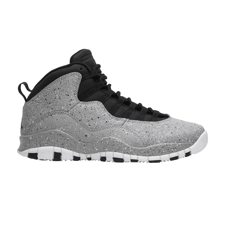 Air Jordan 10 Retro 'Cement' Light Smoke Grey/University Red-Black-White
