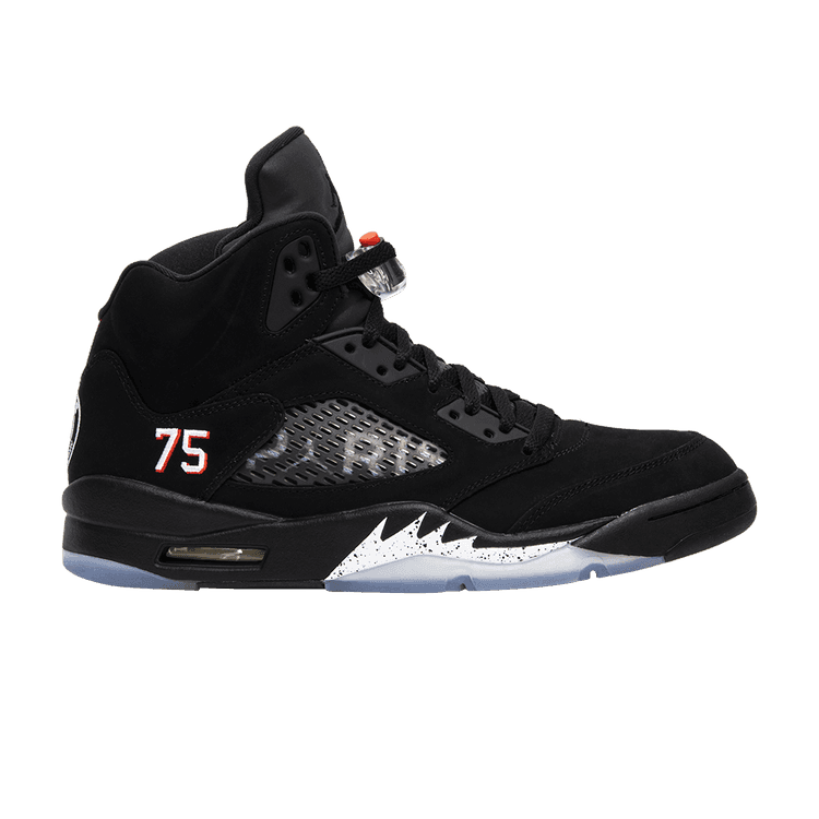 Paris Saint-Germain x Air Jordan 5 Retro Black/Black-Red