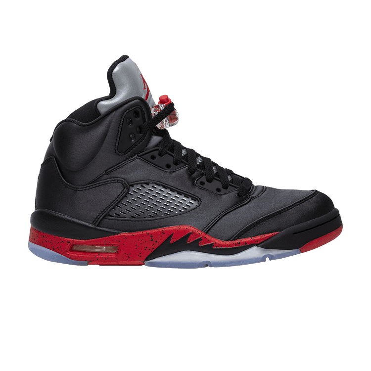 Air Jordan 5 Retro 'Satin Bred' Black/University Red