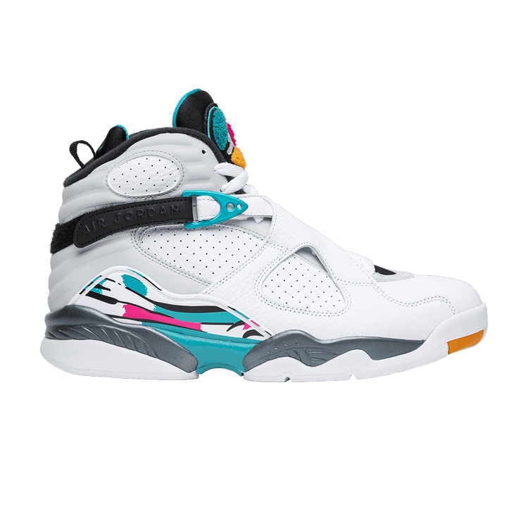 Air Jordan 8 Retro 'South Beach' White/White-Turbo Green