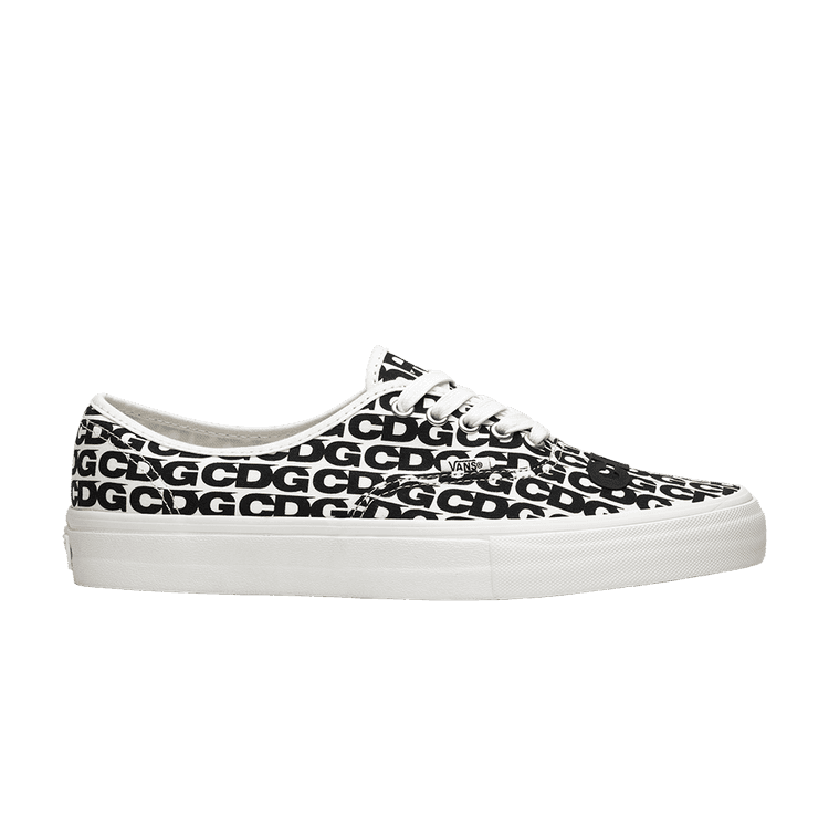 Comme des Garçons x Vans Authentic 'CDG Print - Black White' 2018 Black/True White