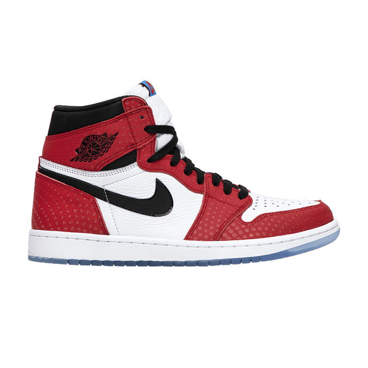 Marvel x Air Jordan 1 Retro High OG 'Origin Story' Gym Red/White/Black/Photo Blue