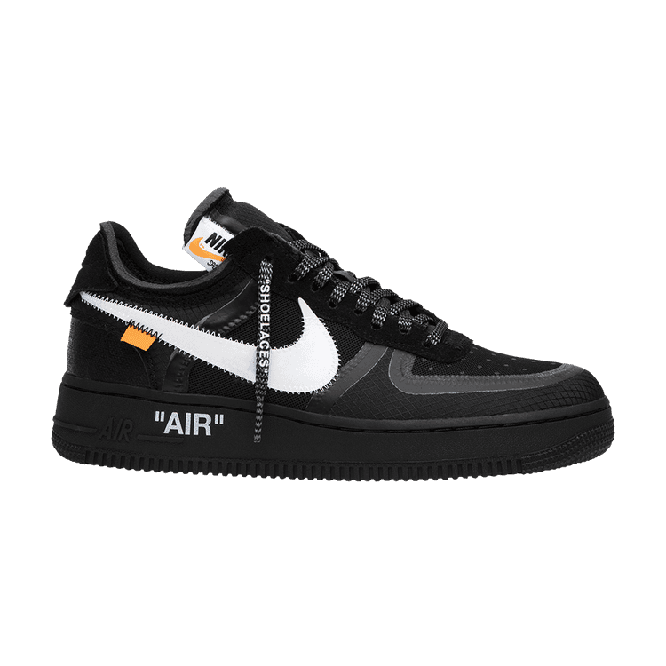 Off-White x Nike Air Force 1 Low 'Black' Black/White/Cone/Black