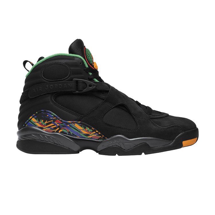 Air Jordan 8 Retro 'Tinker - Air Raid' Black/Light Concord-Aloe Verde-University Red-Orange Peel