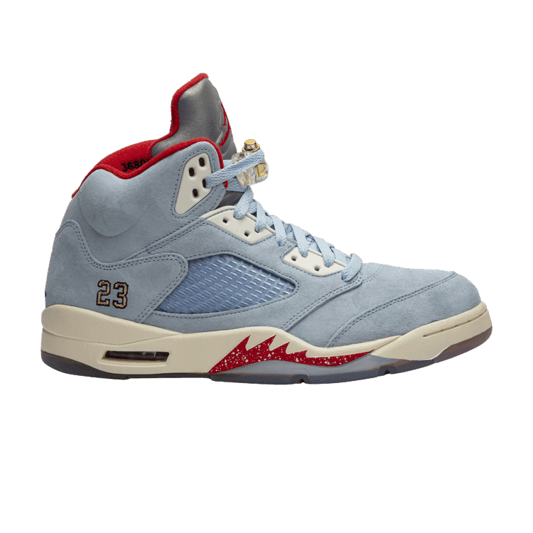 Trophy Room x Air Jordan 5 Retro 'Ice Blue' Ice Blue/Sail-Metallic Gold-University Red