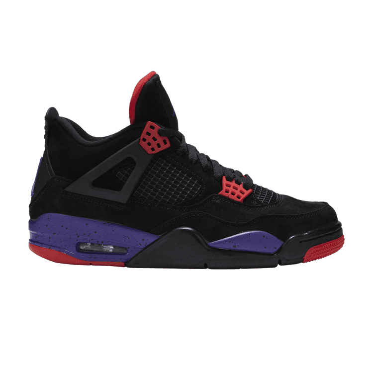 Air Jordan 4 Retro NRG 'Raptors - Drake Signature' Black/University Red/Court Purple